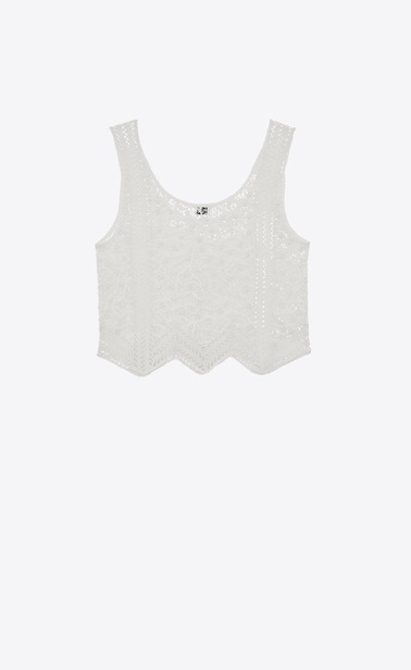 Crochet tank top